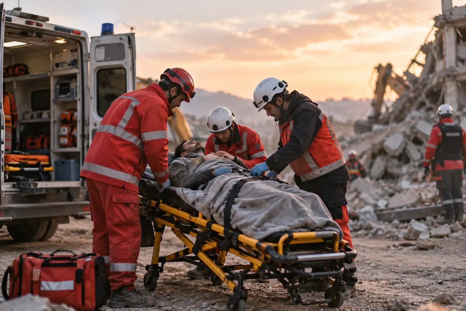 آیا قطع عضو ممکن است در محل حادثه انجام شود؟